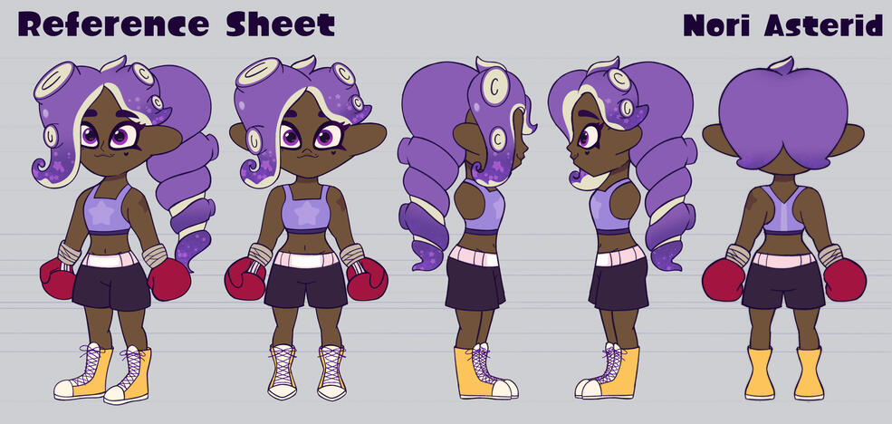 Nori Asterid (TURN AROUND SHEET COMMISSION)