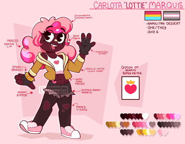 Charlotte_Toon Original Character [REFERENCE SHEET]
