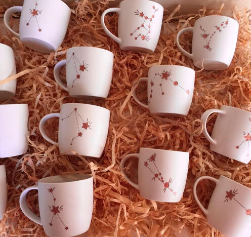 Engraved Zodiac Mug Collection